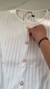 Cardigan Knit Crop Korean Style Tangan Karet Button Vintage Polos - Outer Hijab