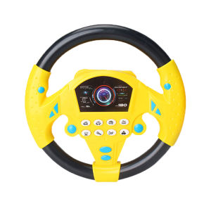 Interactive Childrens Steering Wheel Toy with Light Realistic Driving Sounds for Early Learning Educational Toys for Toddlers