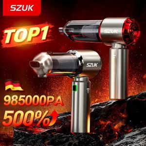 SZUK Car Vacuum Cleaner 985000Pa Strong Suction Portable Cleaner Wireless Handheld Cleaner 6000mAH Powerful Mini Vacuum Cleaner