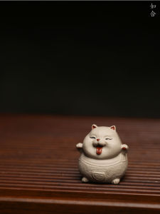 Đầu Gấu Trà Bằng Bùn Trắng Sét Tím Đồ Trang Trí Bàn Trà Đồ Chơi Trà Trưng Bày Quà Tặng Sáng Tạo Đồ Thủ Công Bằng Sét