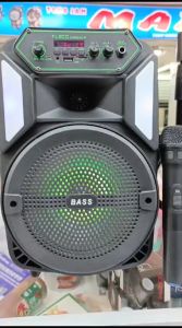 COD~TERBARU Speaker Bluetooth Karaoke Fleco F-8606KF LED 85 Inchi Gratis 1 Mic Wireless Remote Dan Tripod EXTRA BASS