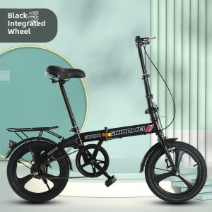 Ultra-Light Portable Folding Bicycle Mens Single Speed Gear Shift Adult Student Bicycle Childrens Bike High Carbon Steel Frame