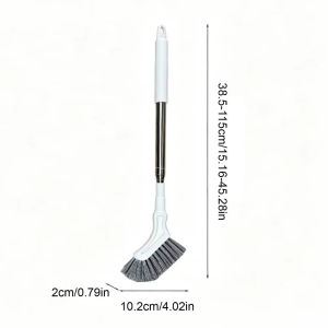 Hlinkey tay cầm dài Khoảng Cách bàn chải làm sạch Kính Thiên Văn 38 Để 115Cm L Hình Đầu Cứng Lông làm sạch sâu rãnh cửa sổ Tắm Góc công cụ chà sàn