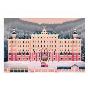 Adult 1000 Pieces Puzzle Budapest Hotel Cure High Difficulty Decompression Girl Educational Toys Birthday Gift Educational Toys