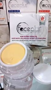 [ TẶNG MẶT NẠ] KEM DƯỠNG TRẮNG DA - NGỪA LÃO HÓA - SE KHÍT LỖ CHÂN LÔNG FACEPLUS+ ( 10g - 15g)