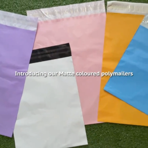 (100PCS) Coloured Polymailer Shipping Envelope Courier Bag Polymailer Waterproof and Tamper Proof For Small Business SME