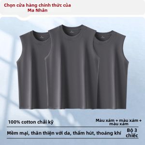 MiiOW | Áo Thun Tập Thể Dục Màu Đơn Cotton Vai Rộng