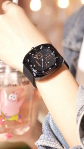 Sunlifex Jam Tangan Wanita Original 3107 Korea Anggun Mode Tali Silikon Jam Tangan Cewek