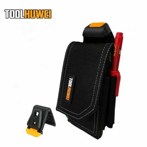 TOOLHUWEI Quick-Hook Universal Phone Bag Oxford Pocket Pack Waist Bag Belt Clip Phone Special Storage Tool Bag Case