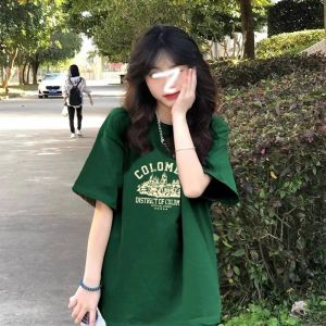 SUSHOUWANGE | Wine Red Pure Cotton Loose T-Shirt