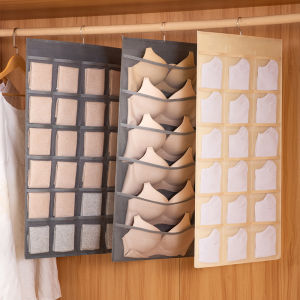 Underwear Storage Bag behind the Door Storage Fantastic Dormitory Hanging Underwear Wall Cloth Wardrobe Rental Room Storage Bag
