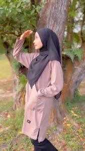 Tshirt Muslimah Jeans Poket / Tshirt Muslimah Cotton RIDZUAN DESIGN ( 3pcs RM 90 )