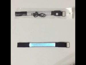 2pcs Night Running Safety Armband LED Reflective Arm Bands for Runners