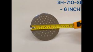 Sinor SH-710-R6 Stainless Steel 6 inches Round Ultra Thin Shower Head Set Pancuran Mandi 沐浴莲蓬头