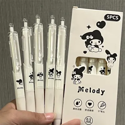 Snoopy White Pen Ins Style High Aesthetic Spring Pen St Head Boxed Super Smooth Quick Dry Black Ink Pen for Girls
