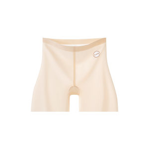 Miiow | Ice Silk Seamless Womens Underwear High Waist Briefs Anti-Light Belly Slimming Butt Lifting Shorts Three-In-One Summer Thin Model