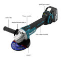 Makita 18V DGA404 Brushless Electric Angle Grinder 125mm Cordless Grinder Metal Wood Grinding Polishing Cutting Power Tool. 