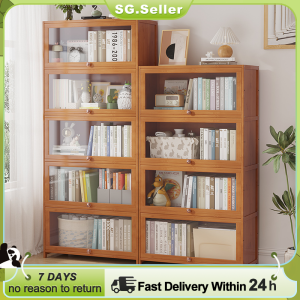 Bookcase With Door Dustproof Cabinet Multi-Layer Simple Bookcase With Door Display Cabinet Childrens Bookcase Locker Kitchen Cabinet