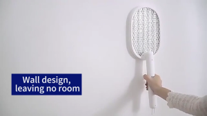 พับไฟฟ้ายุง แขวนได้ Killer Fly Swatter TRAP USB ชาร์จยุงแมลง Killer 4 IN 1 UV Light Bug Zapper