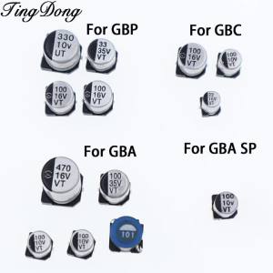 1Set Mainboard Capacitors for Gameboy GBA GBA SP GBC GBP game console board Repair For Sega GG aluminum electrolytic capacitor