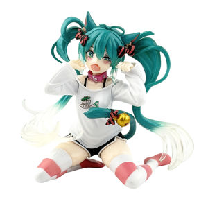 Bandai | New In Stock Hatsune Miku In A World With Closed Windows Collectible Anime Action Kwaii Miku Figures Model Toys Christmas Gifts