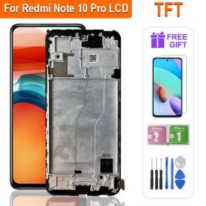 6.67 Super AMOLED LCD For Xiaomi Redmi Note 10 Pro LCD Touch Screen Digitizer Assembly For Redmi Note 10 Pro M2101K6G Display