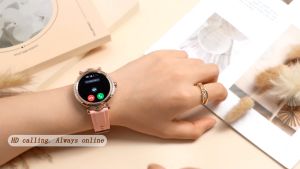 Simbojoy SmartWatch CF32 Jam Tangan Wanita AOD AMOLED Bluetooth Call Custom Wallpaper Smartwatch Wanita Menstrual Cycle Mini Game