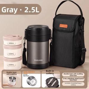 Fuguang | Ultra-long Thermal Insulation Large Capacity Multi-layer Thermal Food Bucket