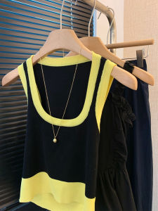 ระดับไฮเอนด์ถักสั้น ผู้หญิง เสื้อท่อนบน บล็อกสีลายทางวินเทจ พรางหุ่น หวาน สไตล์แขนยาว ความยาวปกติ ฤดูใบไม้ร่วง แฟชั่น