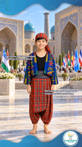 United Nation Uzbekistan Taiwan Nepal Ethypia Ghana Guatemala Terno Costume for Boy National Attire