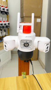 Yoosee Y60 4 Lens 3 Screens CCTV 10x zoom 360° Wifi/4G Home safe IP Camera Outdoor Waterproof Two-way voice 360 Panoramic No Blind Spots Smart Wifi CCTV Connect to Cellphone PTZ Security Camera Wireless Home Protection IP Cam Auto Human Tracking CCTV