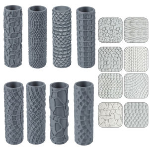 1pcs Texture Roller Tool For Wargaming Base Clay Polymer Building Walls Or Floors Patterns For Arts And Crafts