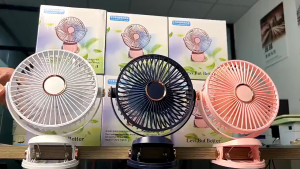 Quạt mini cầm tay không tiếng ồn - Quạt kẹp bàn nhỏ gọn phù hợp cho văn phòng ký túc xá xe đẩy em bé và các hoạt động ngoài trời có thể sạc điện.