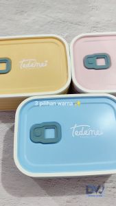 Lunch Box Tempat Makan Kotak Bekal Bento Stainless Food Grade BPA Free - DVJ Official