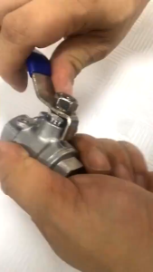 304 Stainless Steel Ball Balve Two-piece Full-bore Internal Thread High Temperature Valve