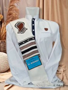 Surban Batik Khasmir Motif Trompa | Sorban Rida Kembang Trompa | Sorban Pria Kasmir Printing