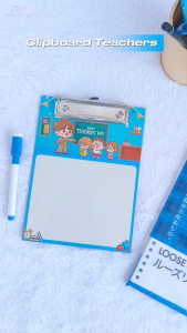 Clipboard Papan Tulis Mini Seri Teacher Day Papan Klip Hari Guru Papan Jalan / Papan Dada Clipboard Guru Souvenir Hadiah Gift Sekolah Happy Teacher Day