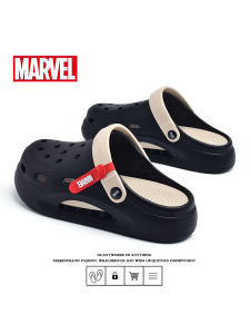 Marvel Mens Summer New Casual Soft Bottom Sandals Thick Bottom Anti-slip Wear-resistant Beach Shoes Breathable Slip-On Slippers