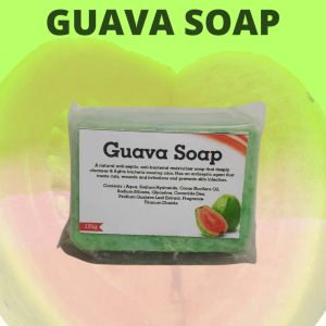 Guava Remolded Body Soap 135grams: A Natural Body Cleanser for Gentle Skin Cleansing