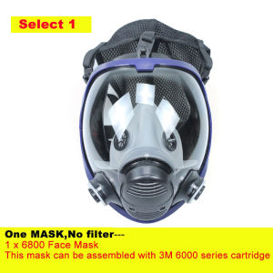 Chemical Full Gas Mask 6800 7 in 1 gas mask Dust Respirator Paint Insecticide Spray Silicone Full Face Filter Welding