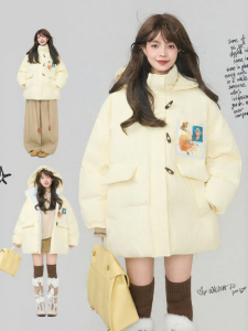 KEIKO | Áo Khoác Nỉ Dày Có Mũ