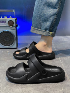 รองเท้าแตะชายหาดแฟชั่นสำหรับผู้ชาย รองเท้าแตะพื้นหนา กันลื่น รองเท้าแตะลำลอง รองเท้าแตะชายหาด รองเท้าแตะฤดูร้อน รองเท้าแตะพื้นหนา รองเท้าแตะลำลอง