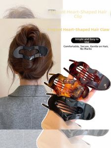 WENZHU | Versatile Stylish Heart Shaped Hair Clip