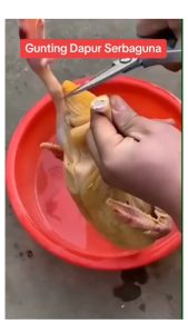 Gunting Besar Dapur Serbaguna Gunting Ikan Ayam Daging Stainless Steel JAPAN SK5 Tajam Kuat Tebal Kitchen Shear bisa cod gratis ongkir termurah