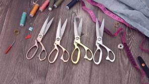 Professional Tailor Scissors Vintage Sewing Scissors Stainless Steel Tailor Shears For Fabric Clothes Needlework Cutter DIY Tool