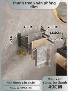 Auzzo | Giá Treo Khăn Phòng Tắm Đa Năng Gắn Tường
