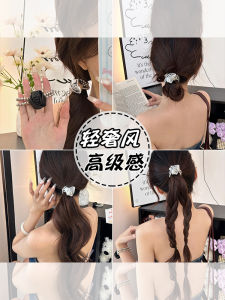 ฤดูร้อน Cool สาวเผ็ด Silver Rose ดอกไม้สําหรับผมผู้หญิง Luxury Sensation หนังผมญี่ปุ่นและเกาหลีใต้สไตล์