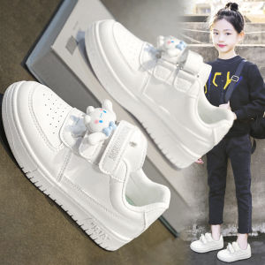 Girls Running Shoes Breathable Sports Sneakers Summer 2025 New Style Childrens Flat Shoes Low Cut PU Leather Upgraded Version