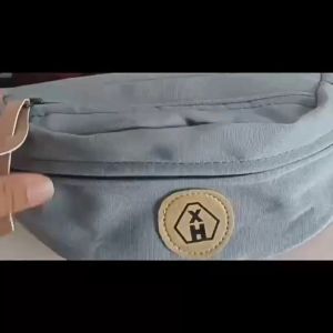 INS Japanese Harajuku Simple Pure Color Fashion Sport Outdoor High Quality Nylon Waist Chest Bag