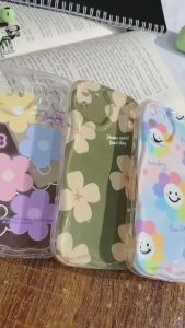 SOFTCASE SILIKON SOFT CASE WAVY CURVE EDGE FRESH FLORAL FLOWER TPU SARUNG FOR VIVO Y03 Y100 V29 5G V29E V27 5G V27 PRO V27E V25 5G V25E Y51 Y51A Y53S -BAD